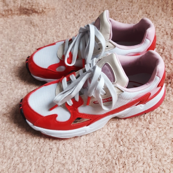 Adidas Falcon Active Red trendy  sneakers - Picture 8 of 17
